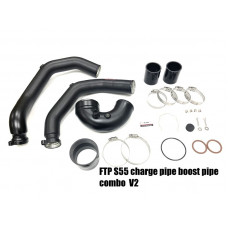 FTP Black F8X M3/M4 S55 charge pipe boost pipe combo V2